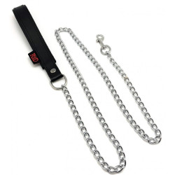 MenSteel Plug en métal Butt Pal avec laisse 7 x 3.5cm